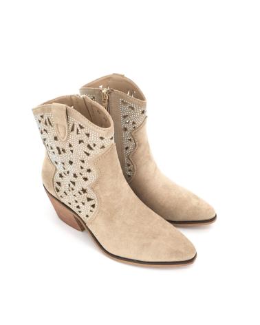 Woman Mid boots ETIKA BOTIN ETIRI COLOR TAUPE 12821  VARIOS COLORES