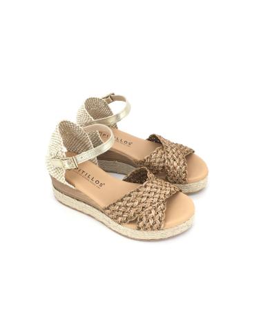 Sandalen PITILLOS  für Damen SANDALIA PITENZA COLOR CUERO 12577  MARRóN