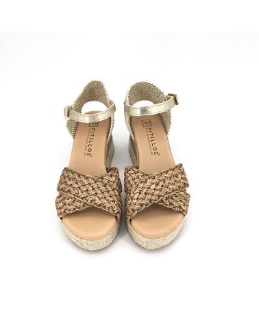 Sandalen PITILLOS  für Damen SANDALIA PITENZA COLOR CUERO 12577  MARRóN