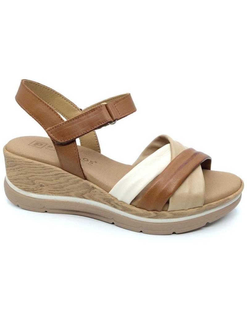 Woman Sandals PITILLOS SANDALIA 5023 CUERO - TAUPE  MARRóN