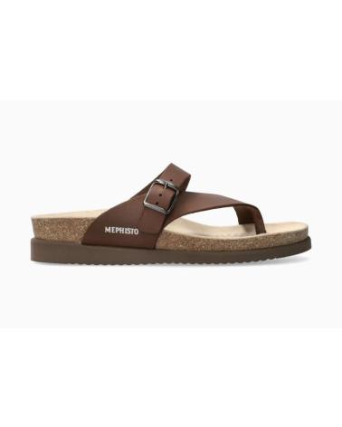 MEPHISTO SANDALIA HELEN MARRON MUJER MARRóN