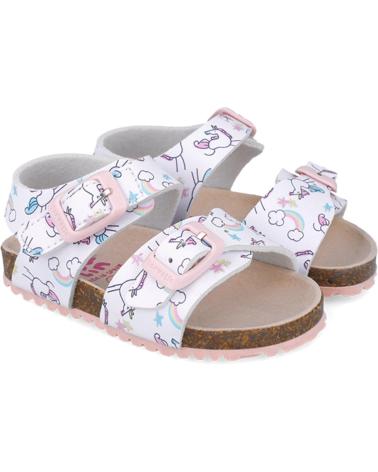Sandalias GARVALIN  de Niña SANDALIAS PARA CHICA 252463 BIOS ESTAMPADO  BLANCOB050