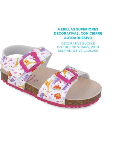 Sandali per Bambina GARVALIN SANDALIAS PARA CHICA 252465 BIOS ESTAMPADO BLANCOB050