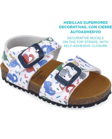 Sandali per Bambino GARVALIN SANDALIAS PARA CHICO 252472 BIOS ESTAMPADO BLANCOB050