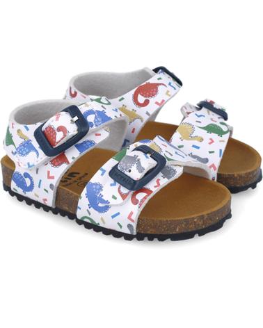 Sandali per Bambino GARVALIN SANDALIAS PARA CHICO 252472 BIOS ESTAMPADO BLANCOB050