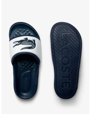 Tongs LACOSTE  pour Femme et Homme 49CMA0034  NVY WHT