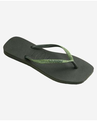Chanclas HAVAIANAS  de Mujer MUJER CHANCLAS S SQUARE GLT FC VERDE OLIVE  VARIOS COLORES