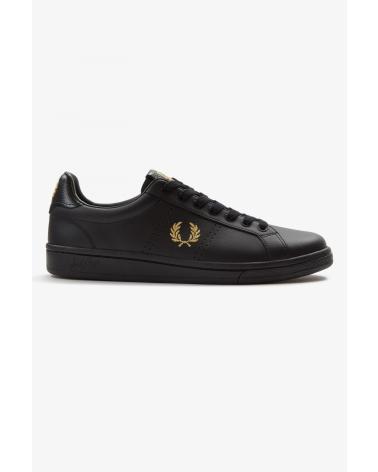 Deportivas FRED PERRY  de Hombre B721 B4290 LEATHER TAB - 40  BLACK