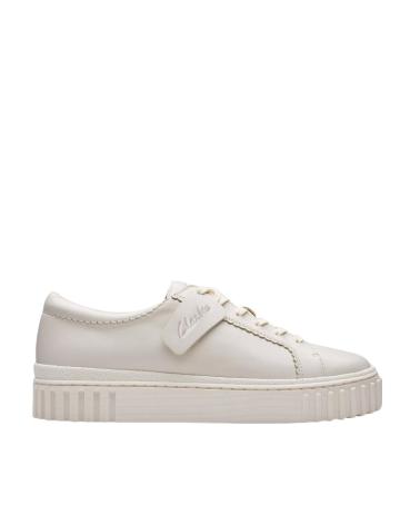CLARKS MAYHILL WALK SNEAKER AUS WEISSEM LEDER FÜR DAMEN - ART.-NR. 26177817 BLANCO