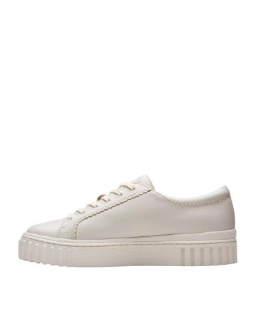 CLARKS MAYHILL WALK SNEAKER AUS WEISSEM LEDER FÜR DAMEN - ART.-NR. 26177817 BLANCO