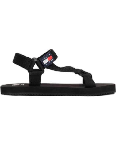TOMMY JEANS SANDALIAS TIRAS CASUAL NEGRO