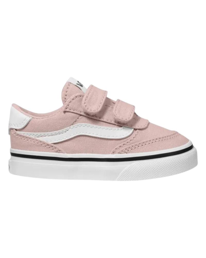 girl and boy Trainers VANS OFF THE WALL ZAPATILLAS VANS BROOKLYN LS V CANVAS SEPIA VN000D7XO3N1 ROSA