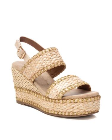 Sandali XTI  per Donna SANDALIA RAFIA CUNA 8 CM  BEIGE