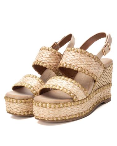 Sandali XTI  per Donna SANDALIA RAFIA CUNA 8 CM  BEIGE