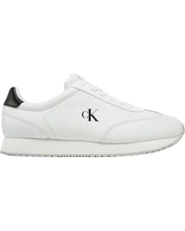 Zapatillas deporte CALVIN KLEIN  de Hombre - ZAPATILLAS BLANCAS PARA HOMBRE - RUNNER LACEUP  BLANCO