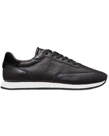 Scarpe sport CALVIN KLEIN  per Uomo - ZAPATILLAS NEGRAS PARA HOMBRE - LEATHER LOW PROFILE  NEGRO