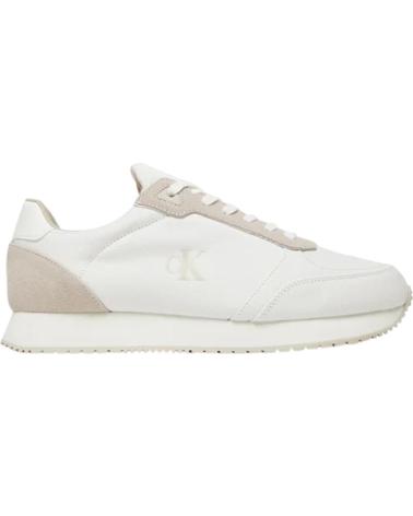 Zapatillas deporte CALVIN KLEIN  de Hombre - ZAPATILLAS BLANCAS PARA HOMBRE - RUNNER SOCK  BLANCO