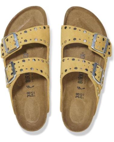 Woman Sandals BIRKENSTOCK ARIZONA PIEL OCHRE  AMARILLO