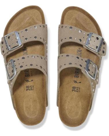 Woman Sandals BIRKENSTOCK ARIZONA PIEL  TAUPE