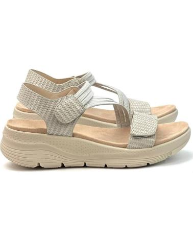 Woman Sandals AMARPIES SANDALIA CONFORT CON VELCROS PARA MUJER ABZ26560 C  BEIG