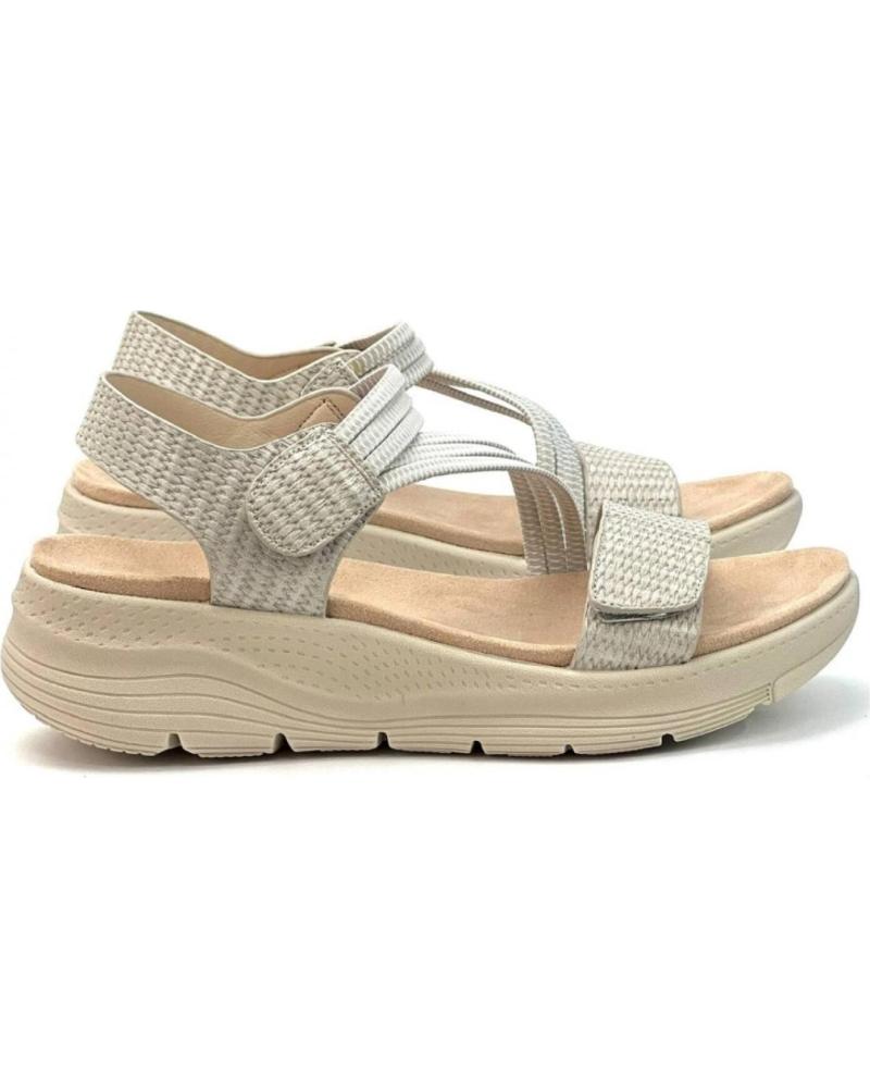 Woman Sandals AMARPIES SANDALIA CONFORT CON VELCROS PARA MUJER ABZ26560 C  BEIG
