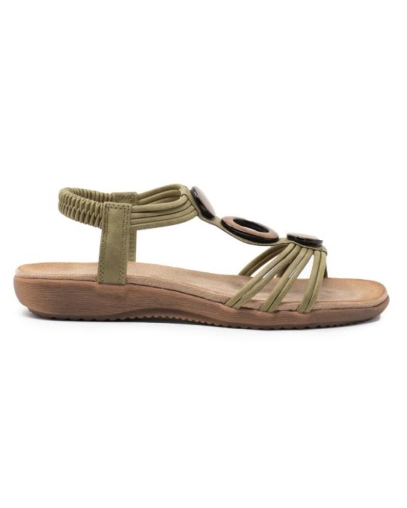 Woman Zapatillas deporte AMARPIES SANDALIA CONFORT CON ELASTICOS PARA MUJER ABZ26676  KAKI