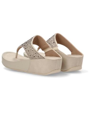 Sandales AMARPIES  pour Femme SANDALIA DESTALONADA CON BRILLOS PARA MUJER ABZ265  BEIGE