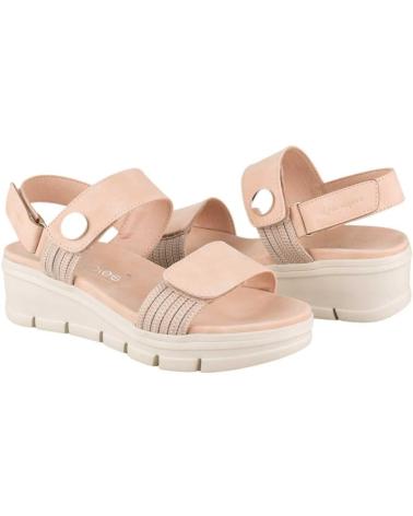 Sandalias AMARPIES  de Mujer SANDALIA CONFORT CON VELCROS PARA MUJER ABZ23505 C  NUDE