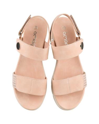 Sandalias AMARPIES  de Mujer SANDALIA CONFORT CON VELCROS PARA MUJER ABZ23505 C  NUDE