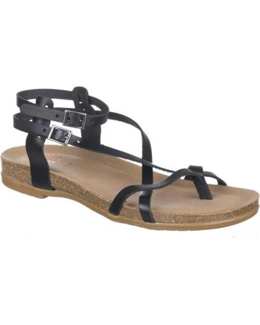 Sandalen PORRONET  für Damen SANDALIAS PLANAS MUJER 3134  NEGRO