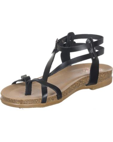 Sandalen PORRONET  für Damen SANDALIAS PLANAS MUJER 3134  NEGRO