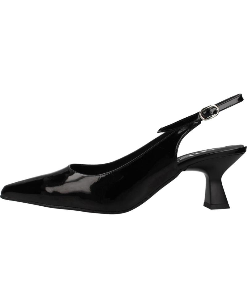 DIBIA ZAPATO SALÓN DESTALONADO TACÓN ESCULTURAL MODELO 14100D NEGRO