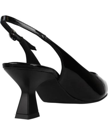 DIBIA ZAPATO SALÓN DESTALONADO TACÓN ESCULTURAL MODELO 14100D NEGRO