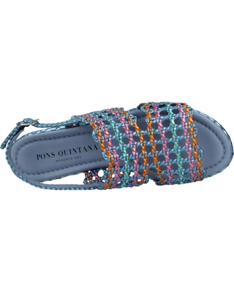 Pons Color Home-PONS-QUINTANA-SANDALIAS-MUJER-MODELO-VCO-FORLI-COLOR-AZUL-VCO-VCO