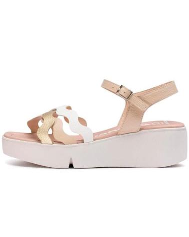 Sandales WONDERS  pour Femme SANDALIA ONDAS ANDY CUNA 5 CM  PLATEADO