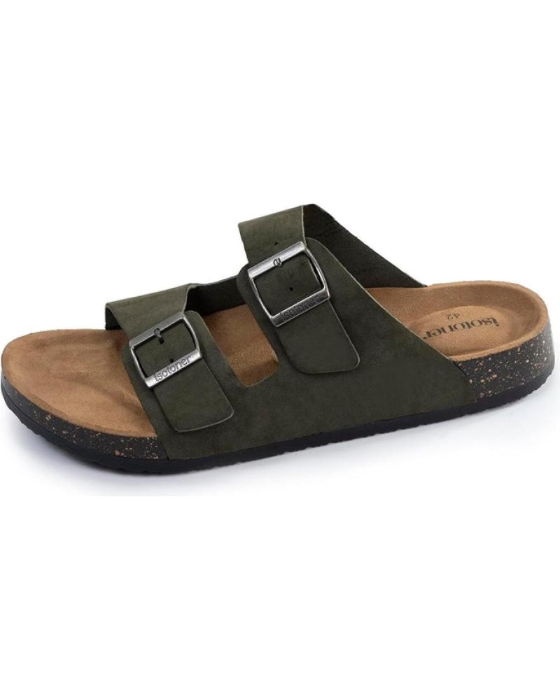Sandalias ISOTONER  de Hombre SANDALIA BIO HEBILLAS  GRIS