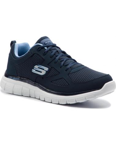 Man Trainers SKECHERS ZAPATILLAS BURNS AGOURA AZUL