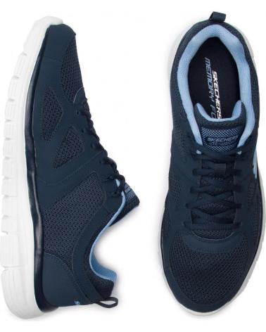 Man Trainers SKECHERS ZAPATILLAS BURNS AGOURA AZUL