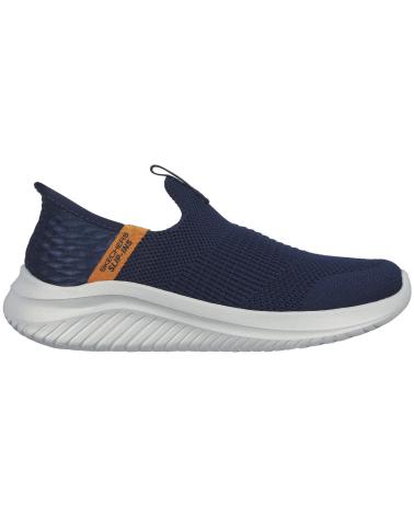 Deportivas SKECHERS  de Niña y Niño ZAPATILLAS SLIP-INS ULTRA FLEX 3 0 PARA NINOS EN COLOR  AZUL