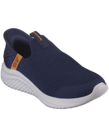 Deportivas SKECHERS  de Niña y Niño ZAPATILLAS SLIP-INS ULTRA FLEX 3 0 PARA NINOS EN COLOR  AZUL