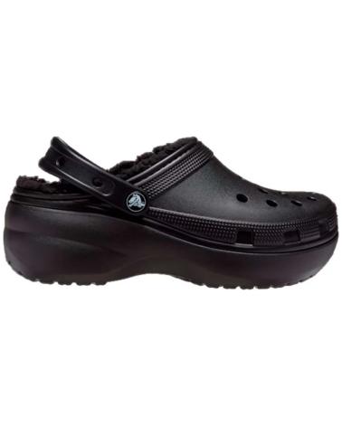 Zuecos CROCS  de Niña y Niño ZUECOS CLASSIC PLATFORM CLOG PARA MUJER EN COLOR  NEGRO