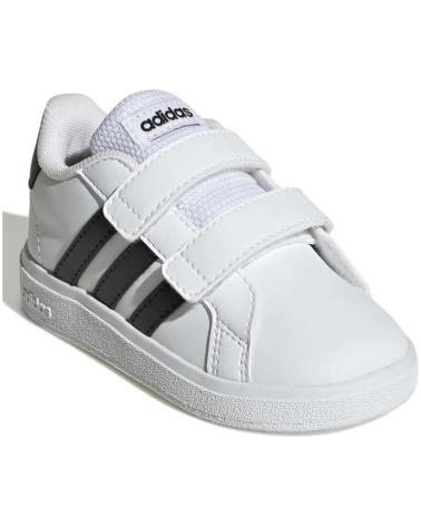 girl and boy Trainers ADIDAS GW6527 GRAND COURT 2 0 CF FTWWHT-CBLACK-CBLACK BLANCO