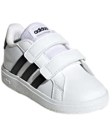 girl and boy Trainers ADIDAS GW6527 GRAND COURT 2 0 CF FTWWHT-CBLACK-CBLACK BLANCO