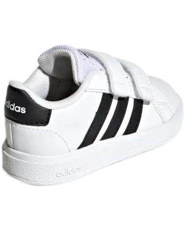 girl and boy Trainers ADIDAS GW6527 GRAND COURT 2 0 CF FTWWHT-CBLACK-CBLACK BLANCO