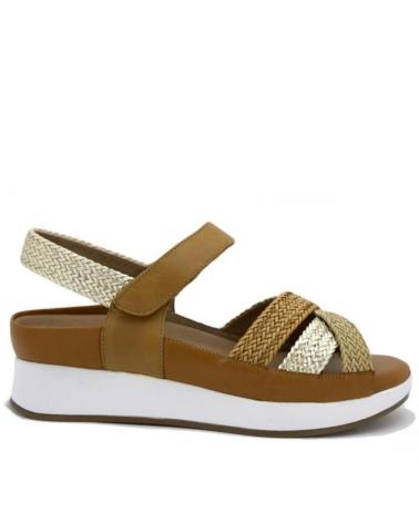 Sandálias PIESANTO  de Mulher 250425 PIEL TAN  MARRON