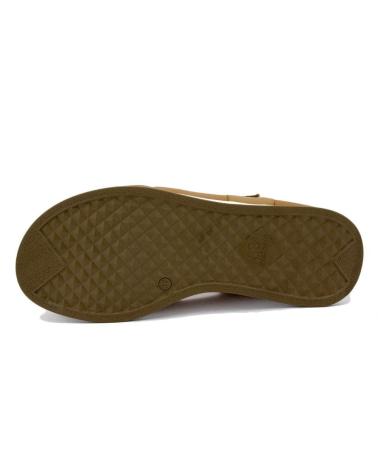 Woman Sandals PIESANTO 250425 PIEL TAN  MARRON