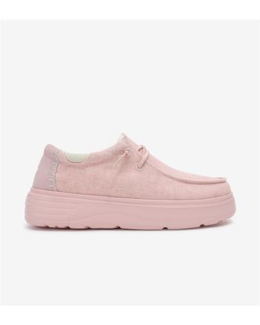 Woman shoes WALK IN PITAS 54 DAISY ZAPATO WALLABI DE MUJER DE ALGODON LINO -  ROSA