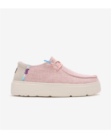 Woman shoes WALK IN PITAS 54 POPPY ZAPATO WALLABI DE MUJER JASPEADO SUELA DE 45 CM - R  ROSA