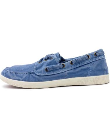Schuhe NATURAL WORLD  für Damen 613E M 54 OLD ALHELI NAUTICO DE MUJER DE ALGODON ORGANICO -  AZUL CELESTE