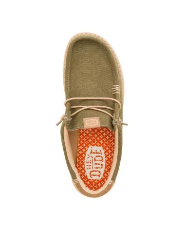 Man shoes HEY DUDE MOCASIN HOMBRE DUDE WALLY WORKWEAR  VERDE